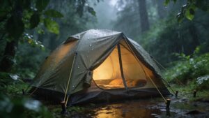 Tent Camping in the Rain: How to Stay Dry and Comfortable